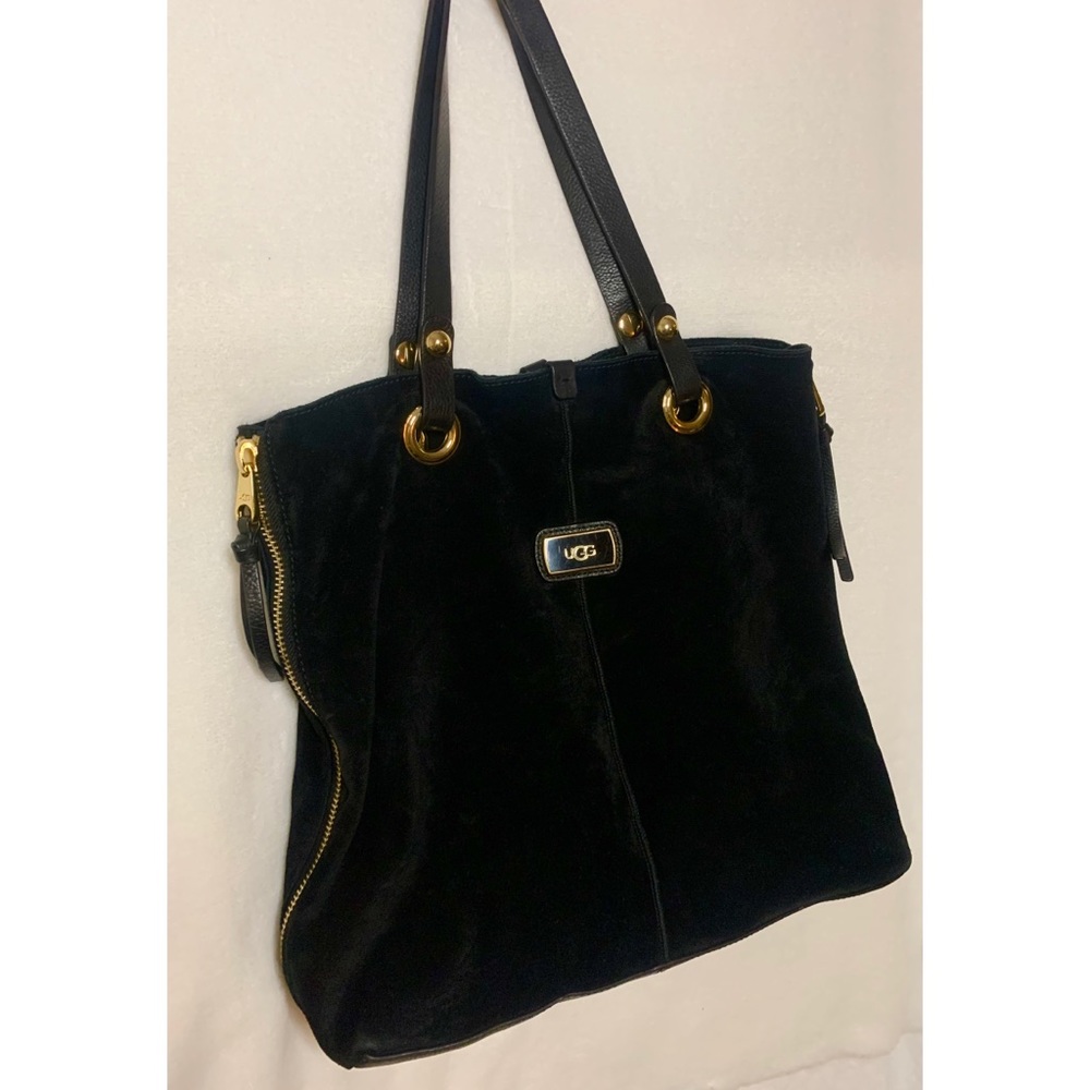 COPY - UGG black suede handbag